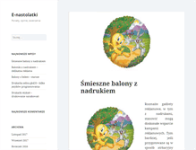 Tablet Screenshot of e-nastolatki.pl